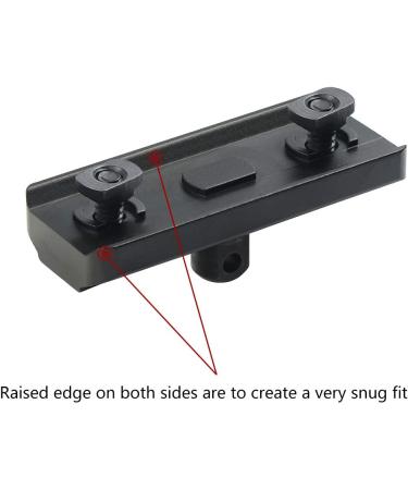 Xaegistac MLOK Bipod Adapter Mount - MLOK Sling Stud - 4 T-Nuts, 4 Screws, 1 Wrench - Buy Online on GoSupps.com
