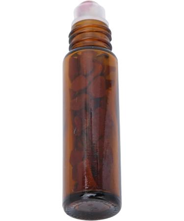 Fabater Roller Bottle Hotel Glass Essential Oil Bottle for Home Travel (10ML brown essential oil bottle + jade ball) - Buy Online on GoSupps.com