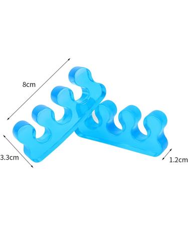 4Pcs Toe Separators for Nail Polish Silicone Toe Spacers Gel Toe Stretchers Divider Spacers Repeatable Washable Toenail Dividers for Women and Men - Buy Online on GoSupps.com