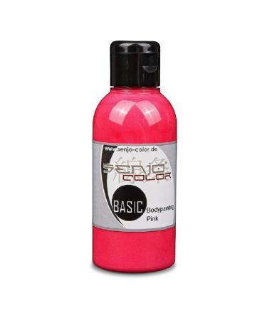 Body painting colors Senjo Color Basic 75ml Pink I Face & body paint I Carnival Mardi Gras I Brush & airbrush paint