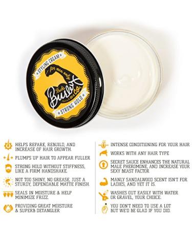 Buck's Burley Men's Hair Styling Products - Cream Pomade, Clay, & Styling Cream - Buy Online on GoSupps.com
