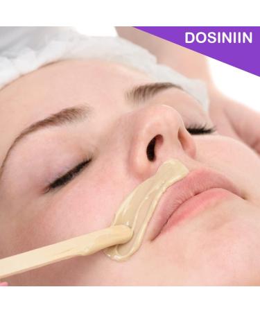 Dosimiin 100 Large Natural Wood Waxing Sticks Applicator 6x3/4 for Body Hair Removal - DIY Crafts - Buy Online on GoSupps.com