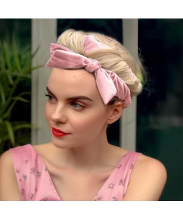 Velour Cotton Heatless Curling Rod Headband - 61 Extra Long Pink Hair Roller for Sleeping Curls - Buy Online on GoSupps.com