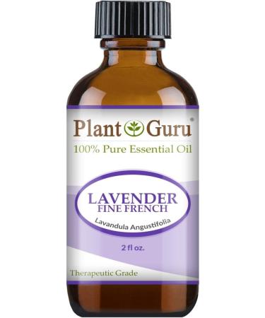 Lavender Essential Oil 2 oz - 100% Pure Therapeutic Grade for Skin Hair Growth & Aromatherapy | Fine French Quality - Buy Online on GoSupps.com