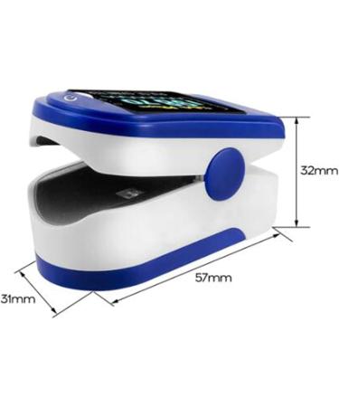 Joyfitness Portable Finger Tip Saturation Monitor - LED Blood Oxygen Monitor for SPO2 & Pulse Frequency All-in-One Device for Blood Pressure Blue - Buy Online on GoSupps.com