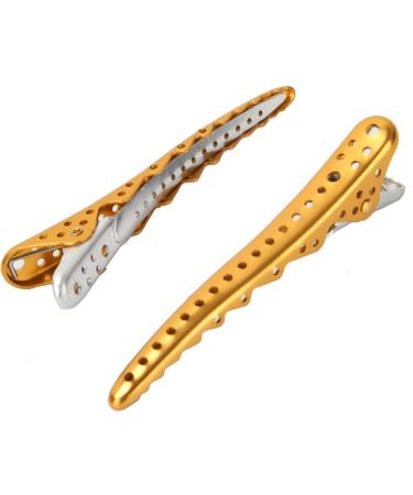 YS Alligator Hair Clips 6 Pack - Professional Aluminum Duck Bill Clips for Styling & Sectioning - Ideal for Salon and Home Hair Cutting - Buy Online on GoSupps.com
