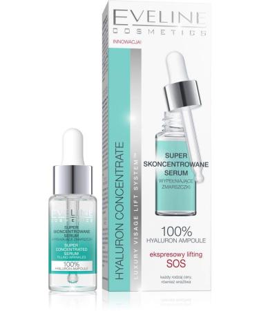 Eveline HYALURON & COLLAGEN Super Concentrated Serum SOS Express Lifting 18ml