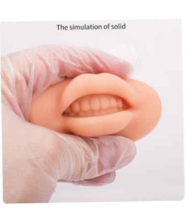 3D Lip Practice Skin - Silicone Lip Model for Makeup Training | Fake Piercing Lip for Perfect Practice - Buy Online on GoSupps.com