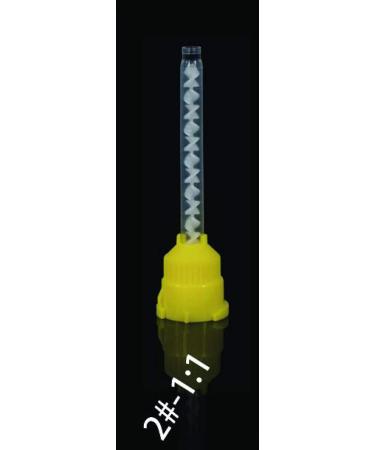 S&Dent Silicone HP Mixing Tips 2# & 1 1/2# (50PCS) - FDA & TUV CE Certified, 69.8mm*3.8mm - Buy Online on GoSupps.com