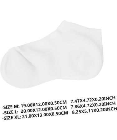 minkissy 4 Pairs Exfoliating Moisturizing Socks Dead Skin Socks Feet Care Socks Lotion Socks Moisturizing Heel Socks Overnight Spa Socks Heel Moisturizing Socks Sebs Women's Cosmetic Gel - Buy Online on GoSupps.com