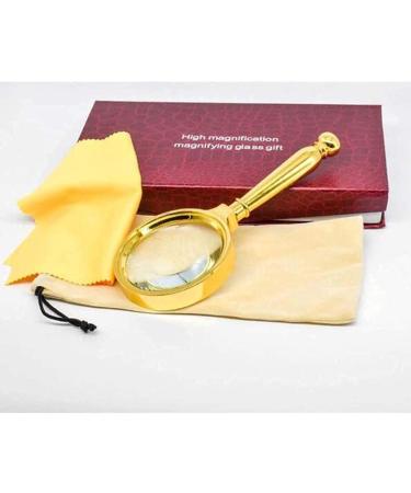 Spacmirrors Magnifying Glass 10x Magnification Handheld for Metallic Gold Fashion and N Magnifier - Buy Online on GoSupps.com
