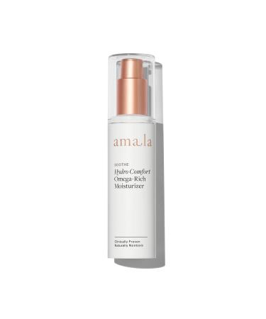 Amala Hydro Comfort Omega-Rich Moisturizer - Anti-Aging Natural Daily Skin Moisturizing Cream with Emollient Barrier Complex Vitamin F Hemp Seed Oil (50ml)