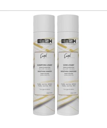 EM2H COSMETICS Essential Keratin Hair Straightening Shampoo and Care Duo 250 ml