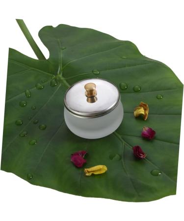 Gobelet Rond Verre Pour Dissolvant Vernis Ongles Avec Couvercle Acier Inoxydable Fournitures Pour Nail Art - Buy Online on GoSupps.com