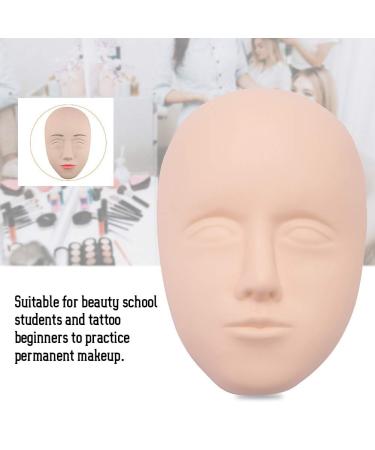 Silicone Face Exercise Head for Makeup Practice - Eyebrow Lips & Eyelash Extensions - Buy Online on GoSupps.com