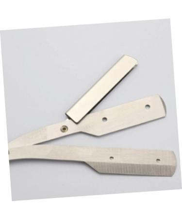 Minkissy Manual Razor - Stainless Steel Beard Shaver for Men | Precision Shaving Tool - Buy Online on GoSupps.com