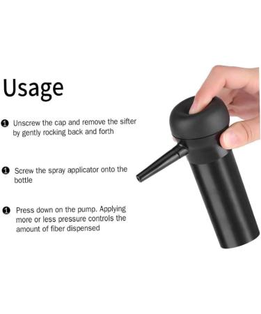 1PC Hair Fiber Applicator Building Sprayer Thickening Spray Nozzle Professional Thickener Application - Buy Online on GoSupps.com