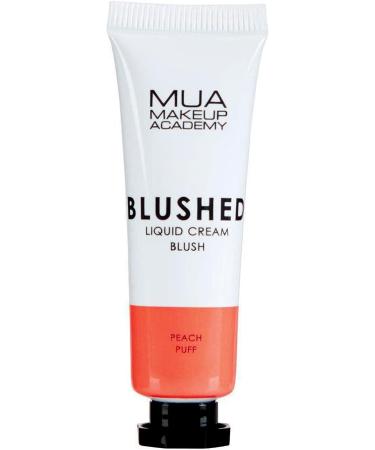 MUA Makeup Academy Blushed Liquid Cream Blusher highly pigmented for cheeks and lips peach puff 10ml Vegan & Cruelty Free - Buy Online on GoSupps.com