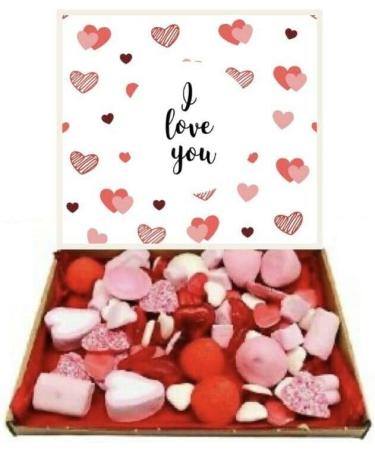 Fathers Day I Love You Gift Pick n Mix 300g Sweets Selection Box Sweet Hamper Present Haribo lovehearts chocolate Valentines Day Birthday - Buy Online on GoSupps.com