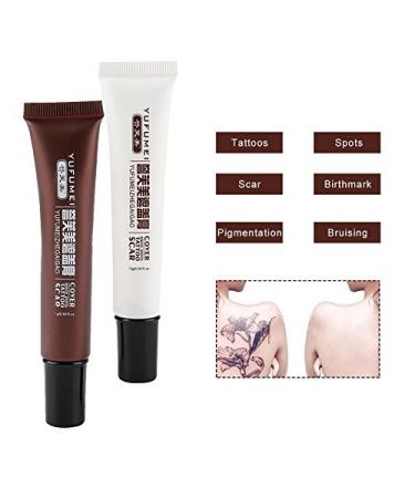 Professional Waterproof Tattoo Concealer Cream for Scar, Spots, Birthmarks - Makeup Cover Up Set - Buy Online on GoSupps.com