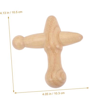 Buy Lurrose Wooden Foot Massage Device - Manual Muscle Roller & Trigger Point Scratching Board for Ultimate Relaxation - Buy Online on GoSupps.com