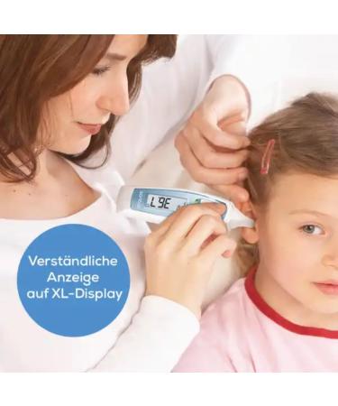 Sanitas 6-in-1 Multifunctional Thermometer SFT 65 | Digital Forehead & Ear Thermometer with Alarm Date & Time - Ship Worldwide! - Buy Online on GoSupps.com