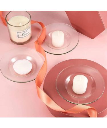 Yalych 2-Piece Replacement Oil Warmer Shell - Glass Round Wax Melting Shell for Essential Oils & Aromatherapy Lamps - Buy Online on GoSupps.com