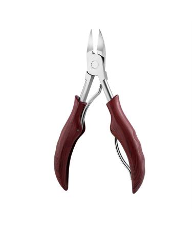 Nail Clipper for Thick Nails Nail Art Cuticle Clipper Scissors Manicure Pedicure Paronychia Dead Skin Romover Nipper Tool Stainless Steel Pliers Toenail (Color : 01)