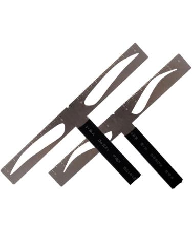 Beavorty 2pcs eye brow stencil eyebrow template Three-point balance positioning kit Eyebrow shaping tool - Buy Online on GoSupps.com