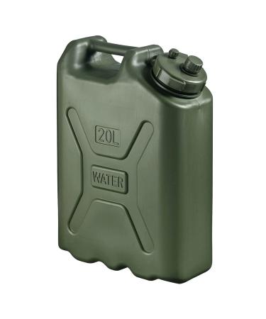 Scepter 05177 Military Water Container - 5 Gallon (20 Litre), AM Green Green Food Grade Water Jug for Camping and Emergency Storage