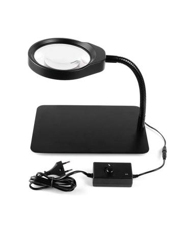 Magnifiers 10 Times Desktop Magnifying Glass with lamp high-Definition Maintenance Welding Identification Multi-Function Mirror 36 lamp Bead Lighting More Clear Reading Aids