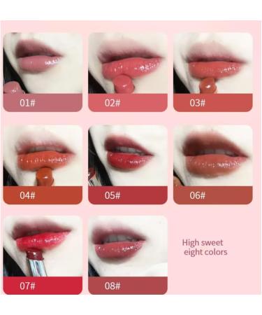 behound HERORANGE Lipstick Herorange Lipstick Jelly Herorange Water Glossy Lipstick Mirror Moisturizing Waterproof Lasting Crystal Jelly Lipstick 03 Orange Tea - Buy Online on GoSupps.com