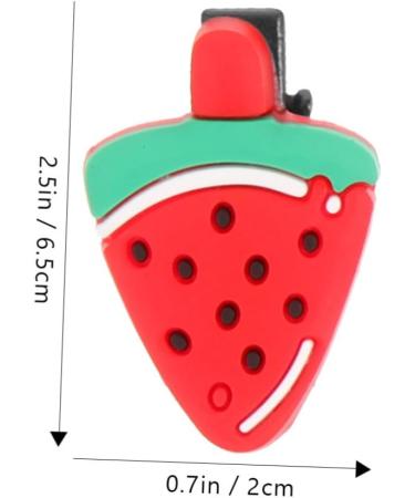 minkissy 2 Set Metal Hair Barrettes Cherry Hair Clip Metal Snaps Colorful Hair Clips Snap Barrettes Metal Hair Claw Clips Hair Clip for Girls Hair Accessories Hair Buckle Hairpin Kiwi - Buy Online on GoSupps.com