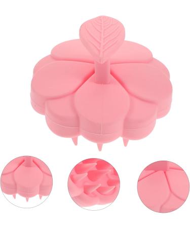 Magiclulu 3ST Silicone Massage Bath Brush - Portable Scalp Massager & Hand Washer for Kids | Pink Travel Accessories - Buy Online on GoSupps.com