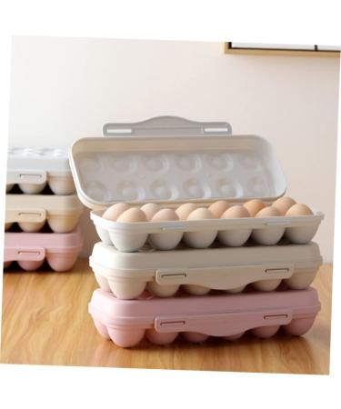 2pcs Rabbit Food Dispenser Plastic Eggs Deviled Egg Holder Egg Tray Egg Carton Drawer re-usable Grey 30x15cm - Buy Online on GoSupps.com