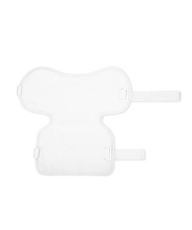 Peutier castor oil packs The shoulder castor oil pack wrap for the shoulder adjustable flannel castor oil compress pack with Velcro fastener no castor oil included (white)
