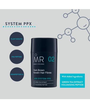 Jamie Stevens Dark Brown Hair Fibres - Instantly Thicker Hair Solution - Buy Online on GoSupps.com