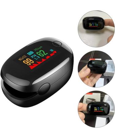 Milist Mini Finger Pulse Oximeter - Portable ABS Oxygen Saturation Monitor with Clip for Accurate Blood Oxygen Measurement - Ideal for Home & Travel - Buy Online on GoSupps.com
