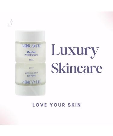 Noravite Caviar Night Cream| Nourishes and Revitalizes your Skin while Slowing Down Aging Rich in Caviar Extract vitamin E Vitamin A Microspheres - Buy Online on GoSupps.com