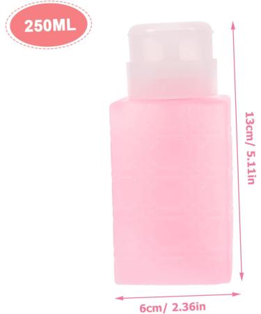 PLAFOPE Makeup Remover Pump Dispenser Pump Bottle Dispenser Mini Water Dispenser Nail Polish Remover Liquid Pump Dispenser Makeup Remover Container Push down Pump Dispenser 6x5x13cm Pink - Buy Online on GoSupps.com