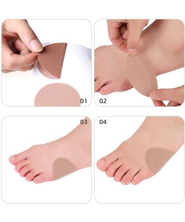20-Piece Oval Moleskin Pads for Foot Care - Prevent Chafing, Blisters, and Pain - Ideal for Boots, Hiking - Reduce Friction - Knit Mole Skin Patches - Buy Online on GoSupps.com
