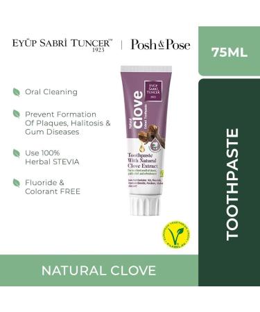 Eyup Sabri Tuncer EST1923 Toothpaste Series - Natural Clove Oil 75ml | International Shipping Available - Buy Online on GoSupps.com