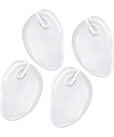 FRCOLOR 8 Pcs Palm Rest Shockproof Clear Insoles | Thong Slipper Foot Protectors | Self-Adhesive Non-Slip Forefoot Pads for Beach Sandals - Buy Online on GoSupps.com