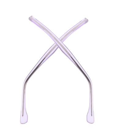 Wofashpuret 1 pair of glasses accessories Brille parts Sunglasses Sungl gel Replacement of the glasses hinge glasses repair set spare parts for glasses glasses bracket end tips violet frame metal purple 13x0.6cm