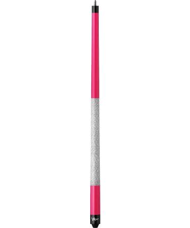 Viper Signature 57 2-Piece Billiard/Pool Cue in Hot Pink - High-Quality Cue for Precision Shots - Buy Online on GoSupps.com