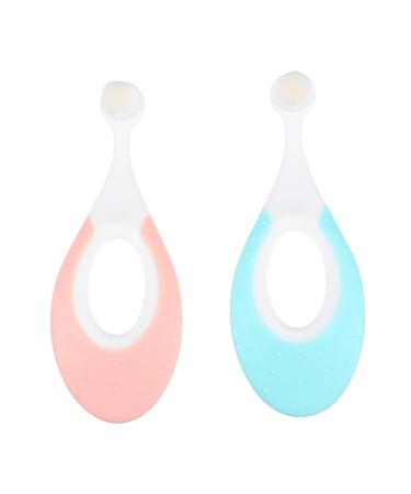 Beaupretty 2 pieces children's toothbrush baby toothbrush baby toothbrush toothbrush one year old toothbrush child oral care toothbrush oral care tool infant toothbrush