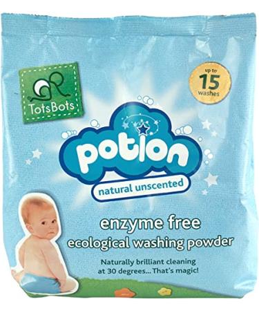 TotsBots | Potion | Unscented | Enzyme Free Eco-Friendly Washing Powder | Low Temperatures | Ethical | Vegan Unscented 750.00 g (Pack of 1)