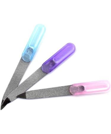 LUXXII 3.5 Stainless Steel Nail File (8 Pack) for Fingernails & Toenails - Strong Finger Manicure Tool - Buy Online on GoSupps.com