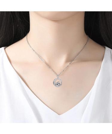 Panda Pendant Necklace - Mother's Day Gift for Women, Mom, Wife, Daughter, Girlfriend - Pandas Jewelry - I Love You Always and Forever - Buy Online on GoSupps.com
