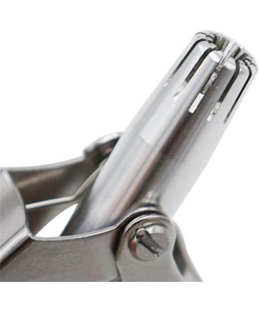 Buy Waterproof Stainless Steel Manual Nose Hair Trimmer For Men & Women Includes Cleaning Brush Perfect for Nose Ear Moustache & Whiskers - Buy Online on GoSupps.com